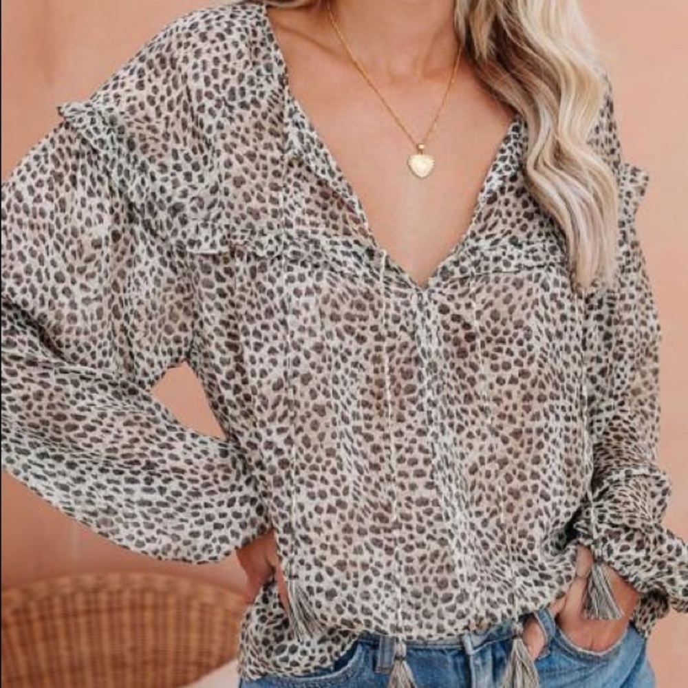 Saint Helena Ruffle Blouse